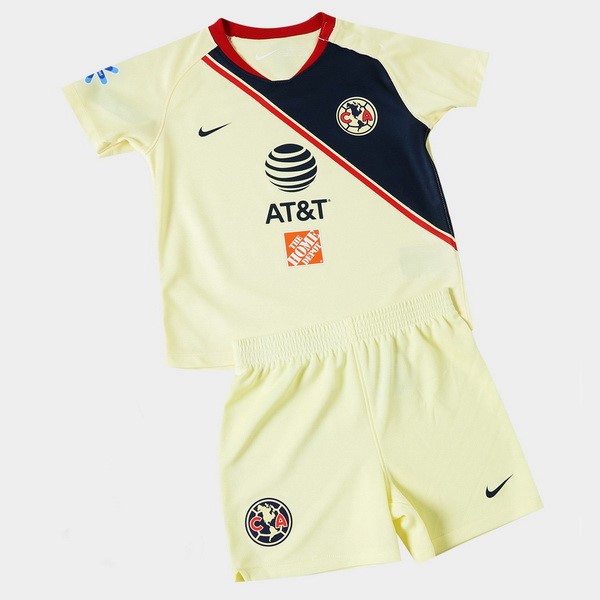 Club América Trikot Heim Kinder 2018-19 Gelb Fussballtrikots Günstig
